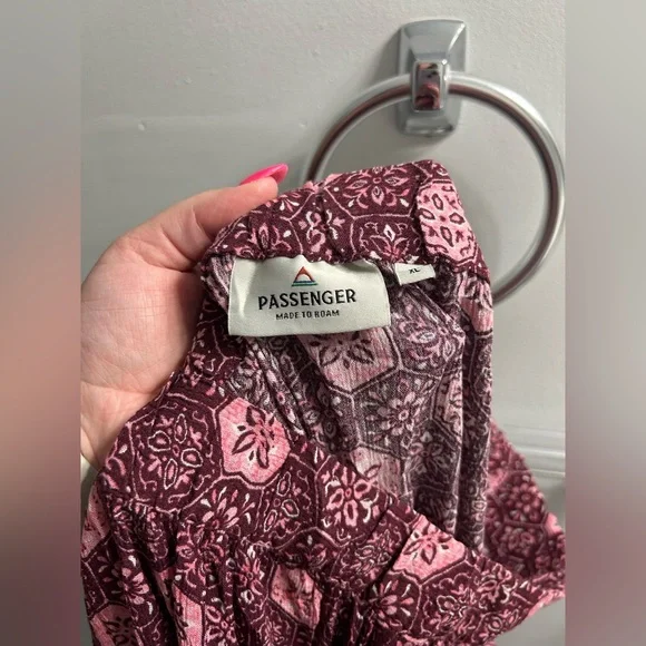 Passenger Hannah skirt in tile wine maxi skirt - Picture 11 of 12